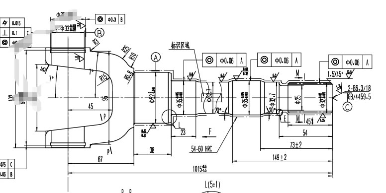 长杆轴叉 机加工商