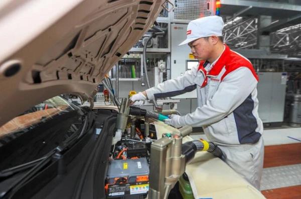 2020年中国汽车制造业工业同比增长