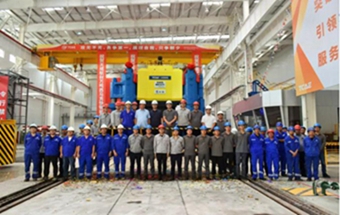 100MN快锻机组快锻机组，试车成功！