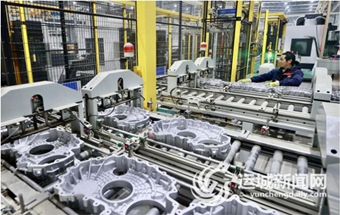 年加工30万件汽车零部件生产线正式投产