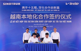 中国重汽举办越南本地化合作签约仪式