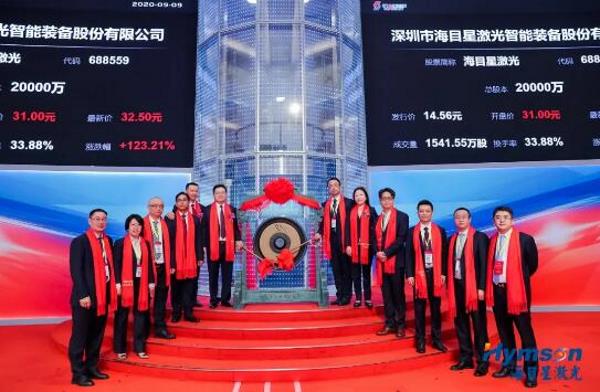 海目星激光科创板正式敲钟上市